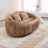 Bean Bag Sofa Lazy Durable Comfort Lounger High Back Chair for Adults and Children, Indoor & Outdoor, Accent Floor Soft Lounge Chair (Coffee Chenille)