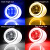 2 X Angel Eye LED Fog Light DRL For Volkswagen VW Scirocco 3/III 2008-2014 Canbus Car Front Fog Daytime Running Lamp Assembly