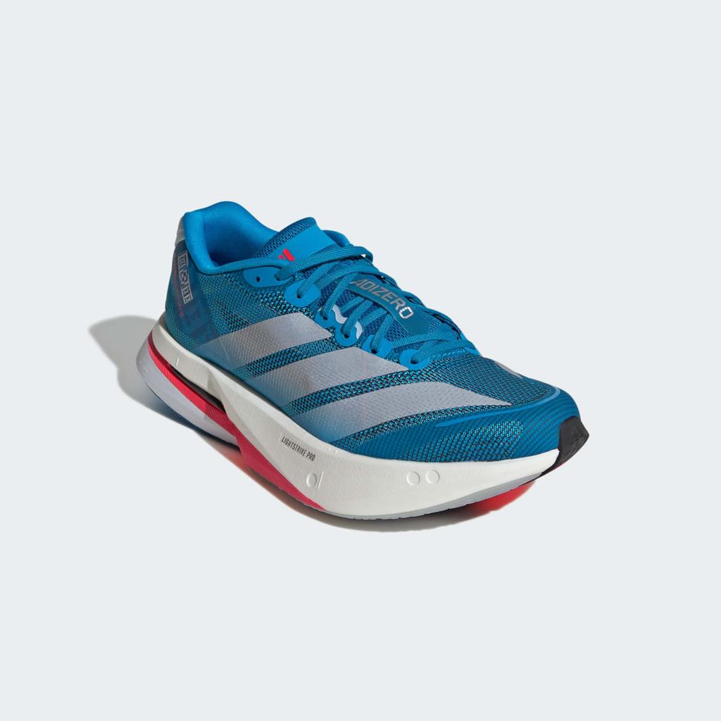 adidas Adizero Boston 13 JR4867 Women's Performance Sports Shoes Solar Blue / Silver Metallic / Dark Solar Blue