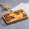 Pabei Bamboo Wood Rectangular Serving Tray