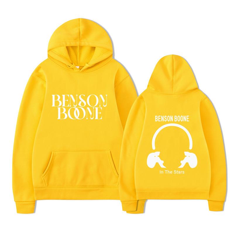 Benson Boone Print Men's Hoodies Boys Harajuku Girls Hip Hop Pullover Fancy Music Gift Casual Loose Comfortable Sweatshirt