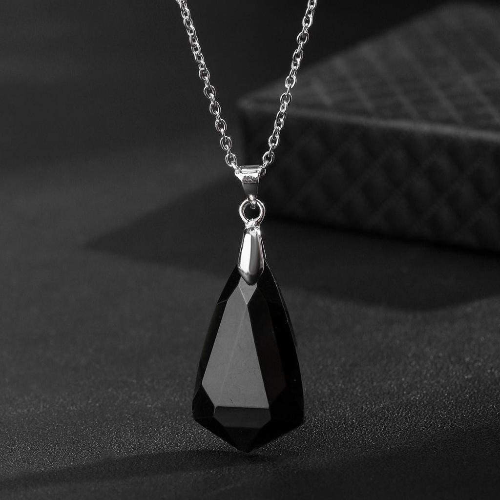 Bohemian Amethyst Crystal Pendant Necklace