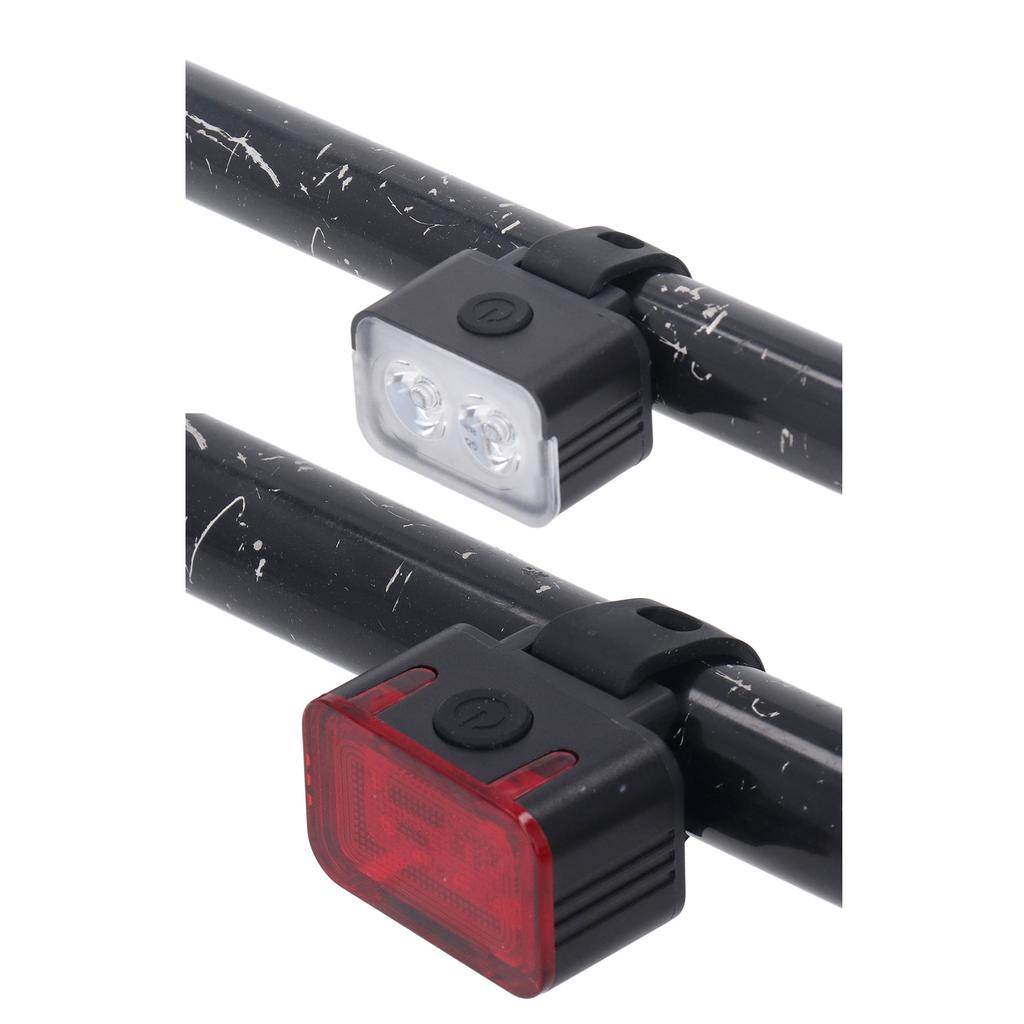 Bike Light Set USB Charging Headlight Tail Light Set Waterproof Cycling Warning Lights