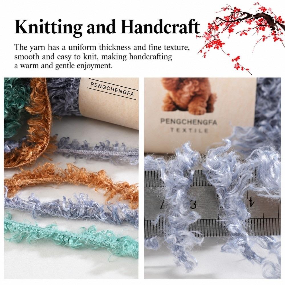 50g/Roll Fluffy Thread Loop Wool Chenille Yarn New Knitting Yarn  Crochet Plush Toy