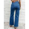 Ladies' Retro Straight Leg High Waisted Jeans