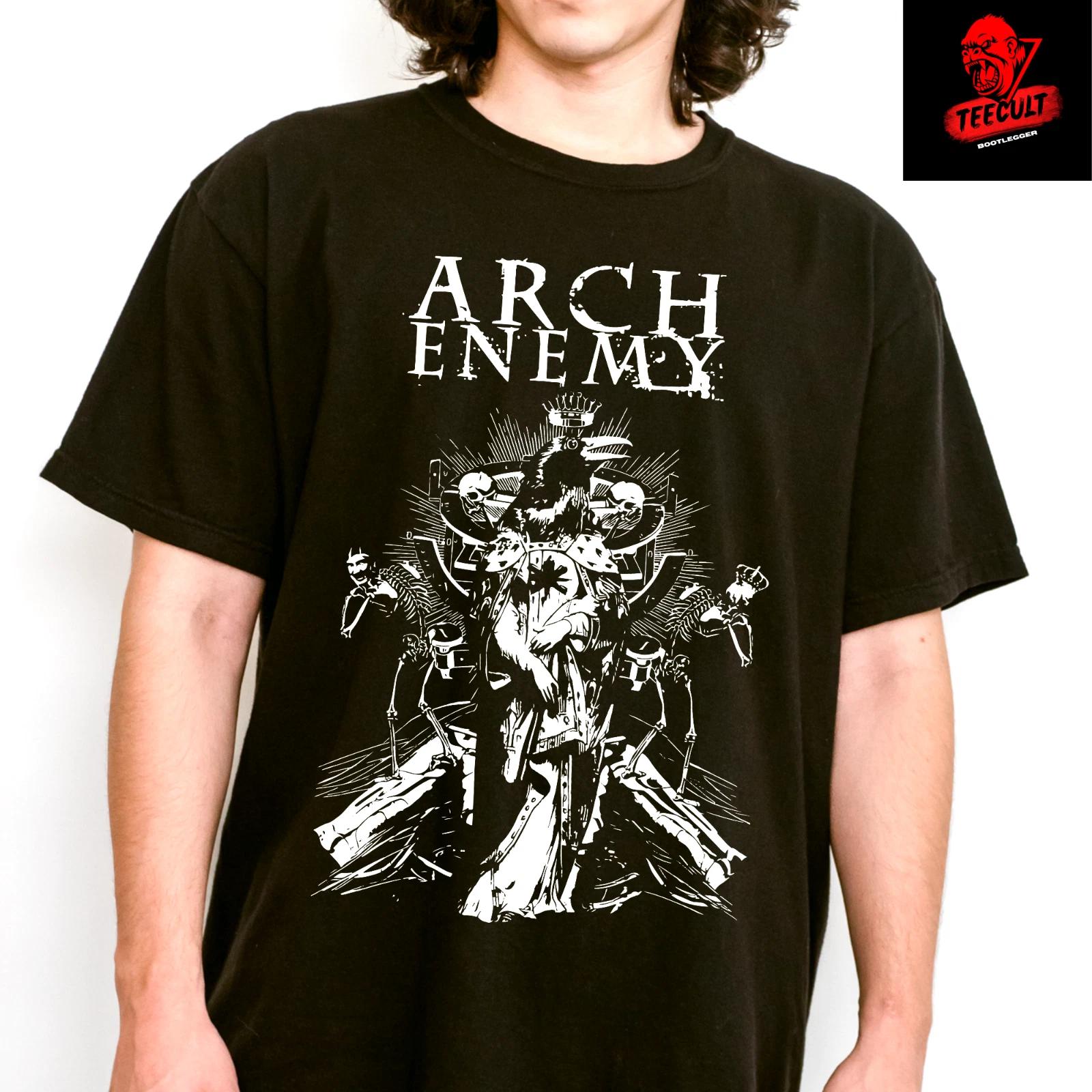 Men s and Women s T-shirts Arch Enemy Heavy Metal Rock Tee Unisex Heavy Cotton M