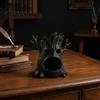 Vintage Style Table Centerpiece 3D Printed Spooky Tree Candle Holder, Creepy Stump Figurine Mysterious Shadow Light for Halloween Decoration, Desktop