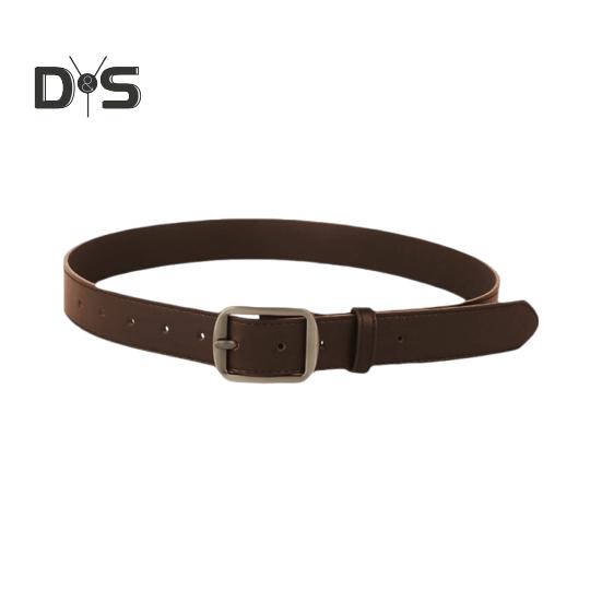 

Ремень унисекс в стиле ретро с несколькими отверстиями, регулируемый дизайн, джинсовый ремень в стиле вестерн, ремень из искусственной кожи кофейный