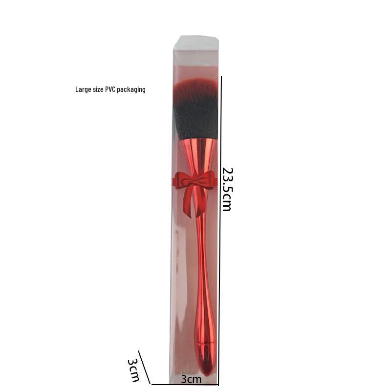 Golden Small Waist Extra Large Powder Blush Brush with Soft Dai Bristles