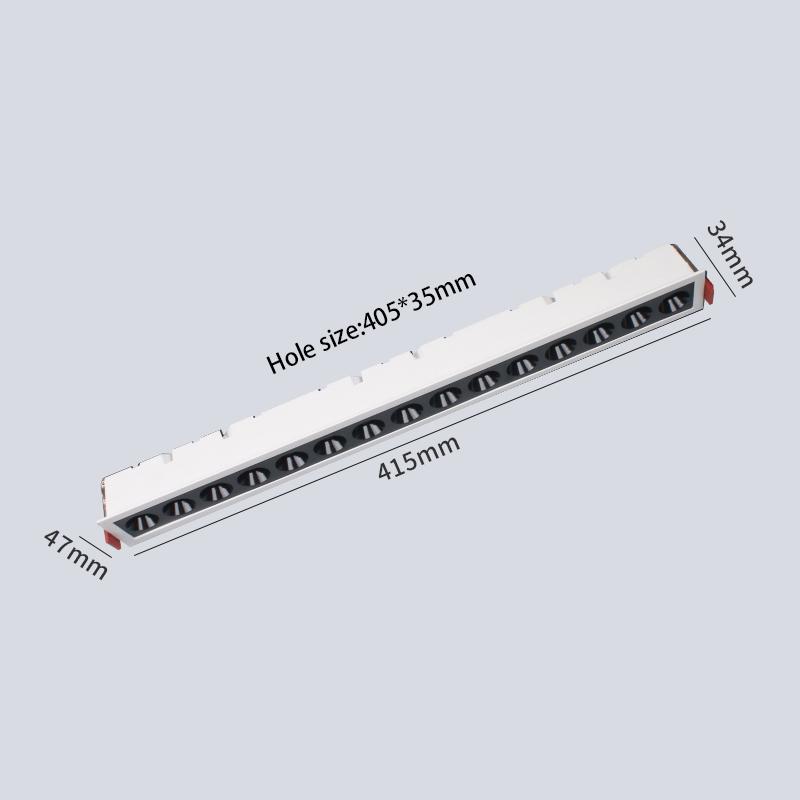Dimmable LED Downlight 10W 20W 30W AC220V 110V Iling Lights Ressed Grille Lamp Line Lights Indoor Lighting LED Spot Lamp