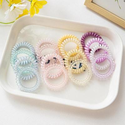 Women's Elastic Spring Phone Cord Set of 16