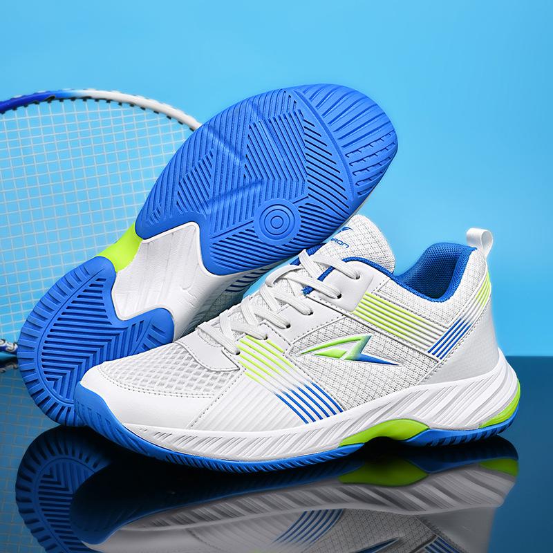 

New men s and women s professional badminton shoes, breathable and wear-resistant, lightweight and shock-absorbing training tennis shoes, table tenn 36