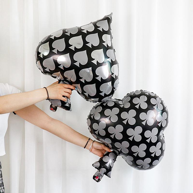 Quadratisches Herz Pik Folienballon Hochzeitsfeier Dekoration Thema Dekorative Artikel