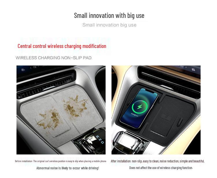 Denza N7 Center Console Wireless Charging Anti-Slip Silicone Pad