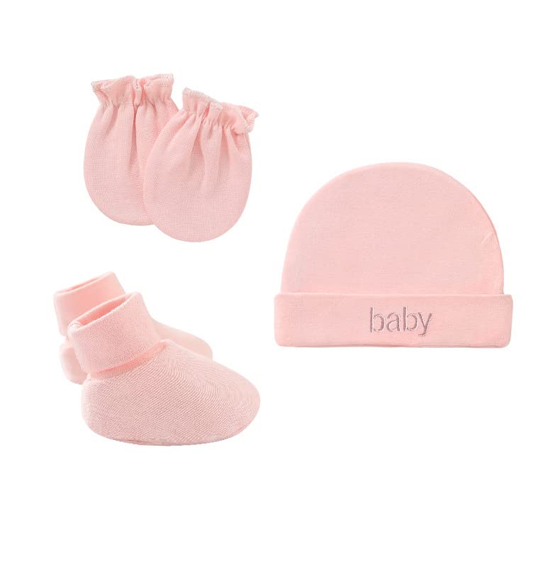 

Набор Mixfom для малышей и носков для и царапин Возрасты Мягкий и нежный на Идеально для холодной погоды Больница или как Детский Идеально для девочек и варежек, розовый