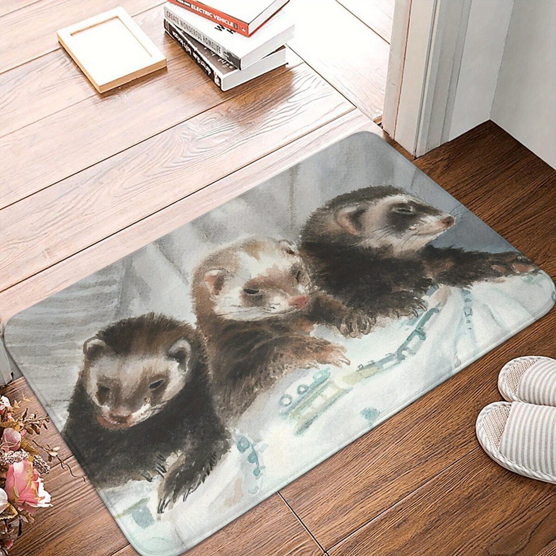 Schattige Panda Dierenprint Decoratief Deurmat Vloermat voor Huis Entree Welkom Hal Tapijt 40x60cm 40x60cm16x24in