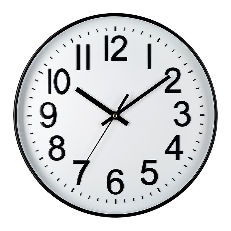 

Бесшумные настенные часы 30 см (12 дюймов), креативные и модные, трехмерные цифровые минималистичные часы для дома, гостиной