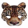 Halloween Cheetah Face Mask Eva Material For Costume Party And Diy Decor