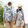 The Man Face Knapsack Hot Sale Daily Pack Spacious Boys Girls School Carrier School Bag Carry Bags for Men Women