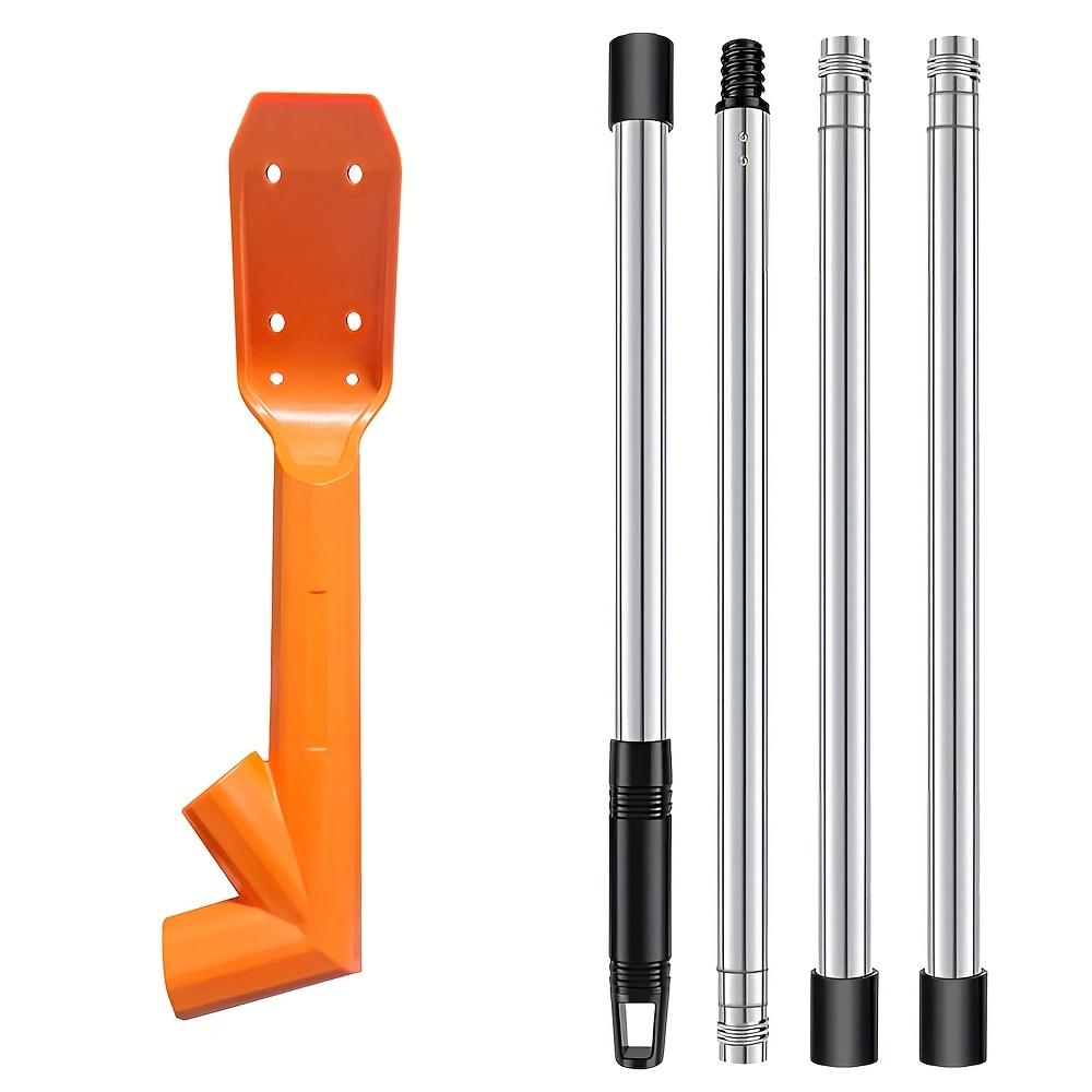 

Многофункциональный очиститель желобов с ручкой, прочный нейлон, инструмент для удаления металлического мусора для водосточных труб, крыш и ливневых стоков, инструменты для очистки желобов