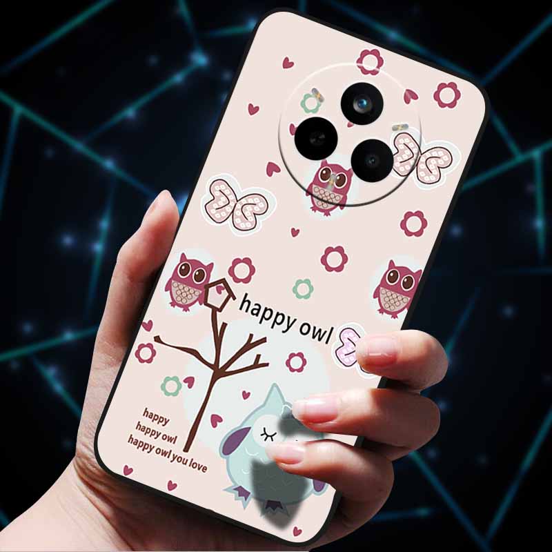 For Realme 14 Pro 5G Case 14Pro+ Soft Silicone Bumper 3D Flowers Emboss Phone Cases for Realme 14 Pro+ Plus Back Covers Shells