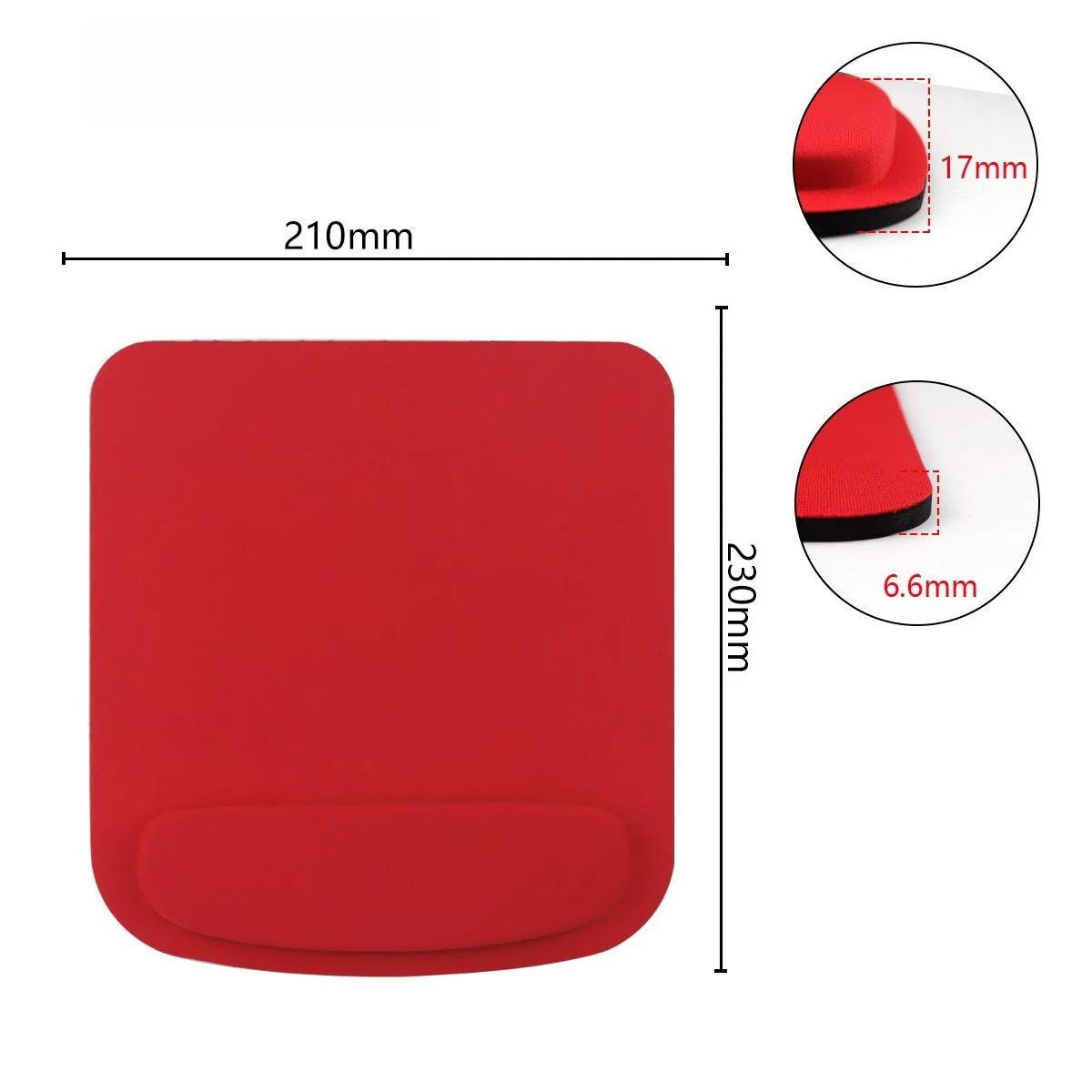 

EVA Wrist Mouse Pad Computer Mouse Wrist Supports Slow Rebound Memory Sponge Keyboard Mouse Laptop Desktop Pad червоний