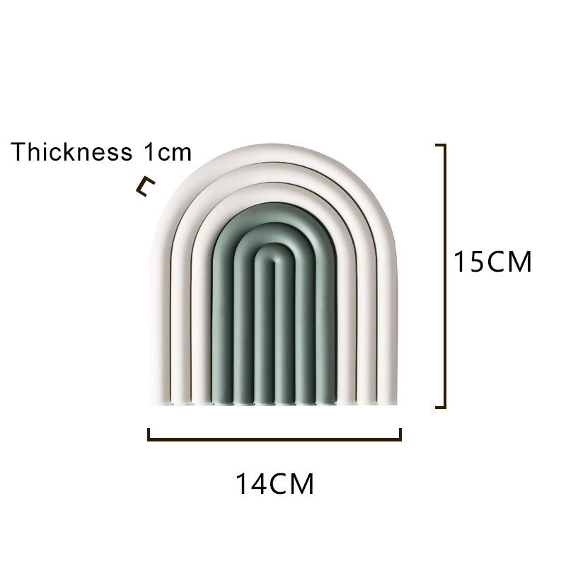 

Коврик для стола Rainbow, термостойкий коврик, подставка под стакан, многофункциональные держатели для кухонных принадлежностей, коврик для прихватки S