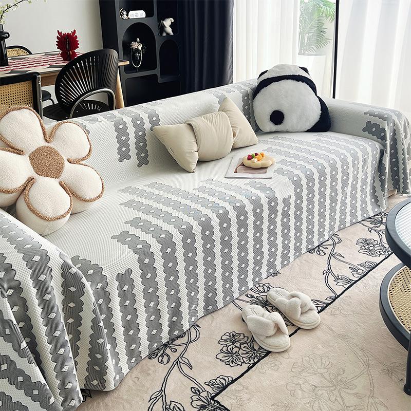 Summer Sofa Towel Full Cover Cloth Light Luxury High Sense Summer Simple Design Modern Anti-Cat's Paw