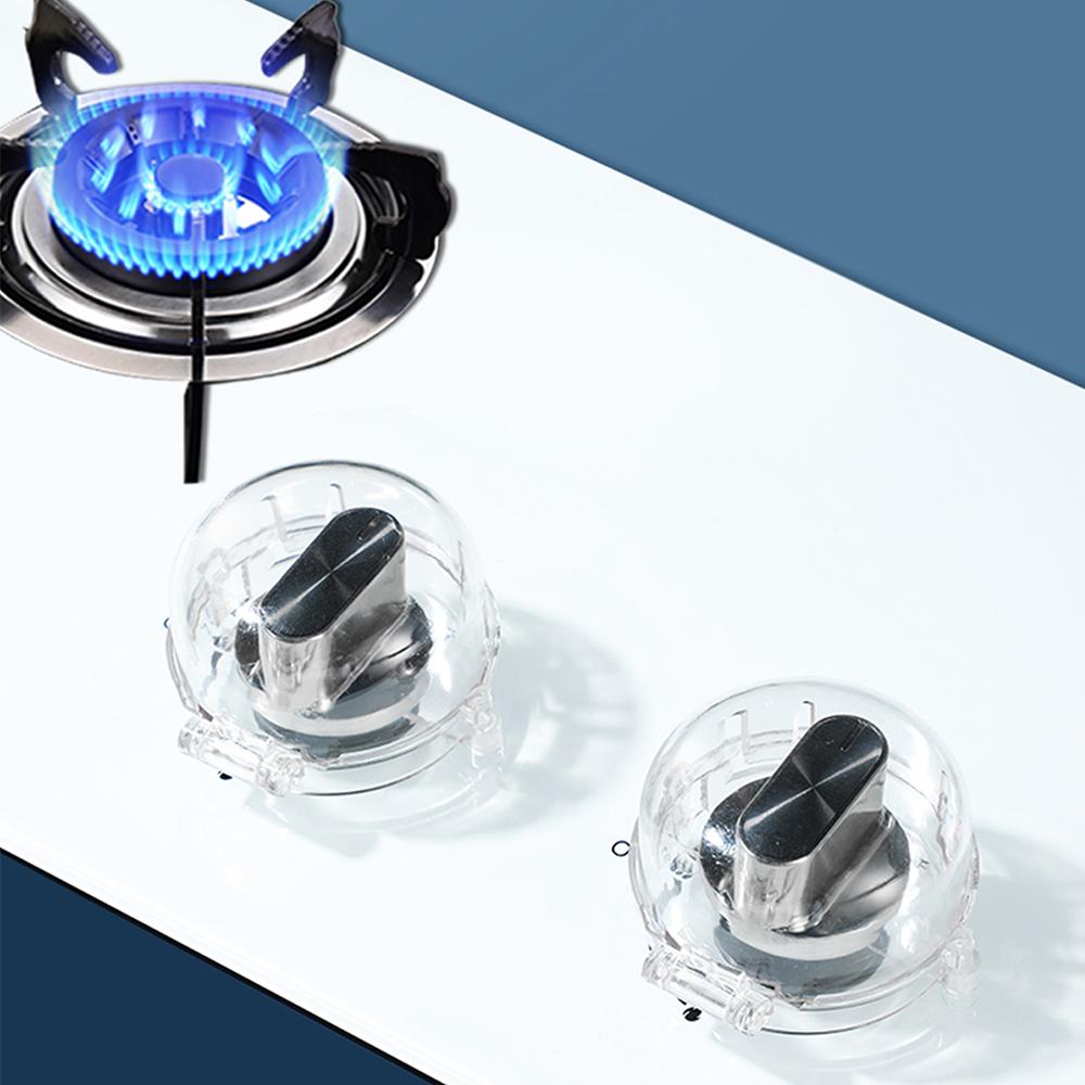 2Pcs Gas Stove Knob Covers for Baby Safety Home Kitchen Kids Child Protection Switch Protector