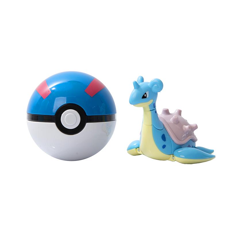 About Pokemon Anime Figure Charizard Pikachu Gyarados Pocket Monster Figure Pokeball Action Deformation Toy Model Children Gift
