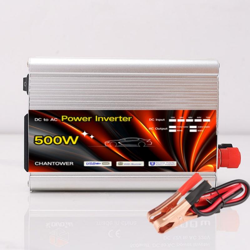 Inverter 12v 220v Solar Inverter 500W 1000W 1500W 2000W Portable Voltage Transformer Auto Charger Converter Car Power Inverter