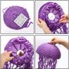 Set of 10 Jelly Fish Paper Lanterns, Pink Purple Blue Green Hanging Lantern, Jelly Fish Mermaid Decor for Party, Under The Sea Mermaid Birthday Party