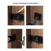 Cabinet Combination Locks Keyless-Drawer Lock Zinc-Alloy Lock for Cabinet Drawer Office File Storage Furniture Privacy
