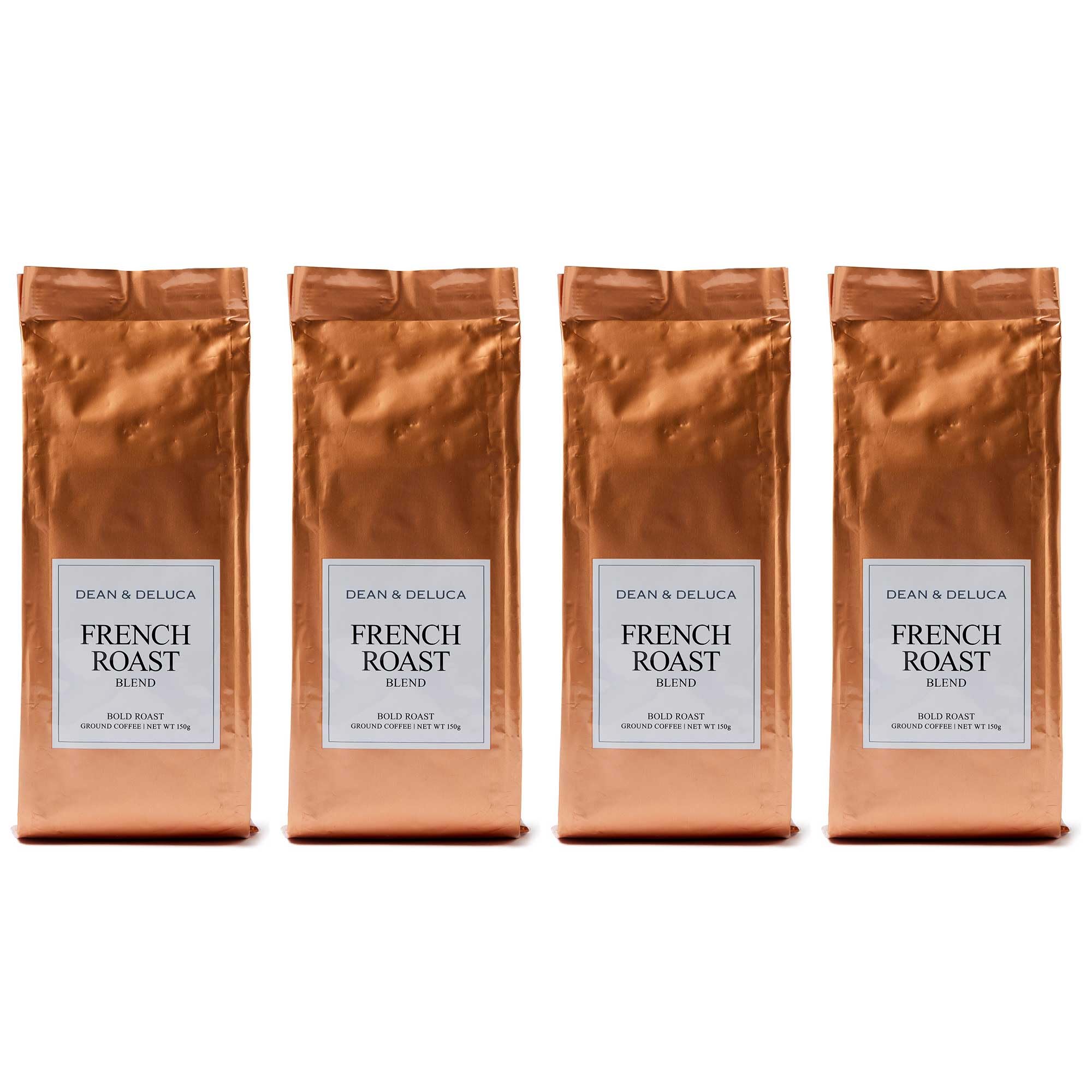 

DEAN DELUCA French Roast Coffee Flour & (4-Piece Set, Medium-Dark Roast)