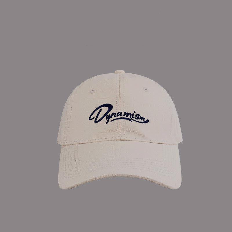 New Baseball Cap Letter Embroidered Early Spring Hat for Women Semi Hard Couple Versatile Face Showing Small Baseball Cap Men's Trend