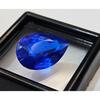Stunning Sapphire Blue Natural Pear Cut 8-9 Ct Certified Loose Gemstone