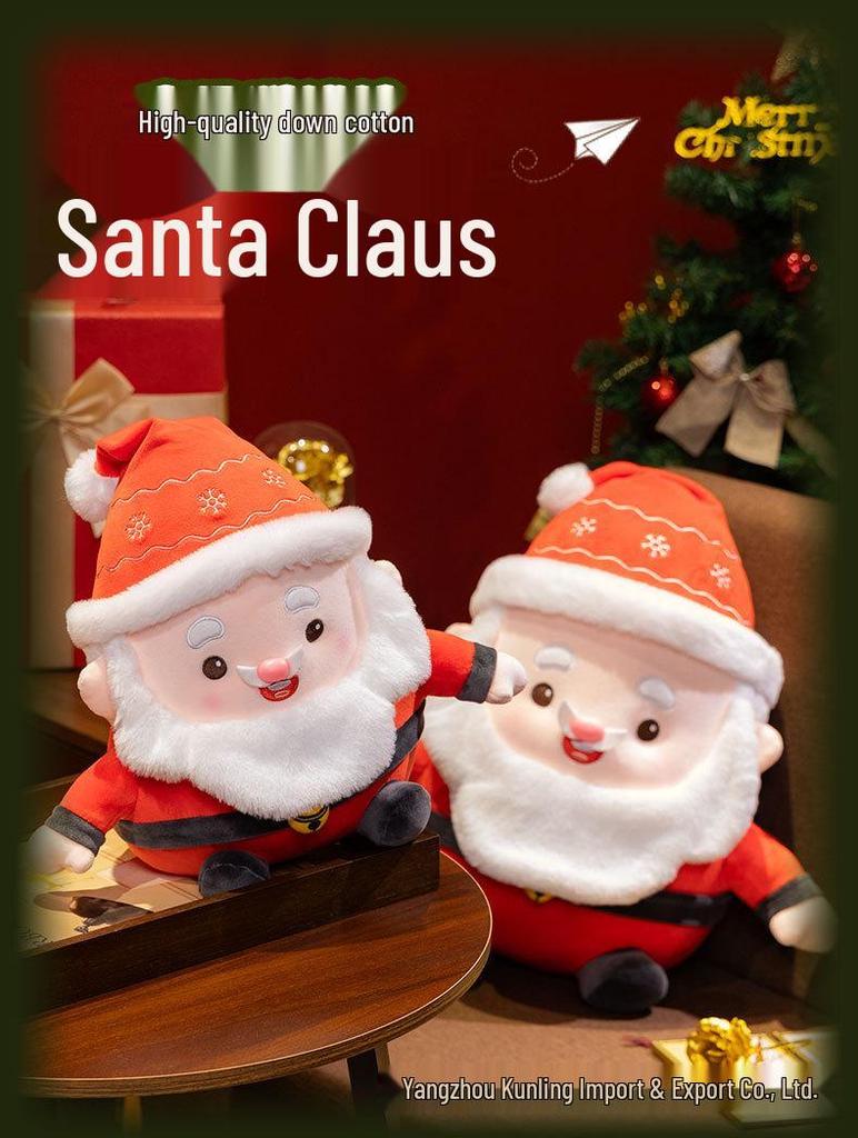 Peluche Babbo Natale - Giocattolo Carino per Bambini e Decorazione Festiva