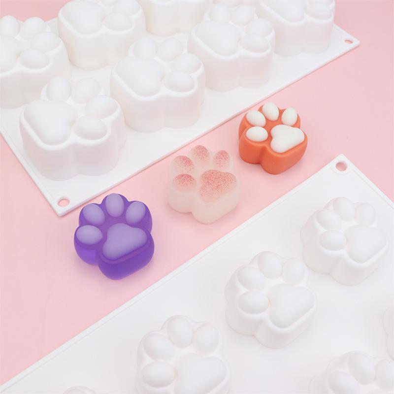 Cat Claw Aromatherapy Candle Silicone Mold DIY Cat Claw Expanded Fragrance Stone Pinching Le Silicone Mold