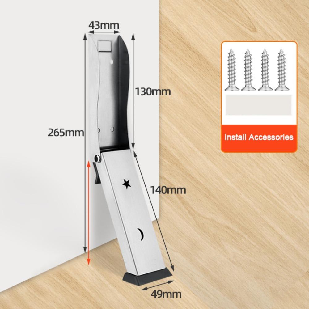 Anti-collision Metal Door Stopper Windproof Self Adhesive Door Stopper New Door Holder Home Office