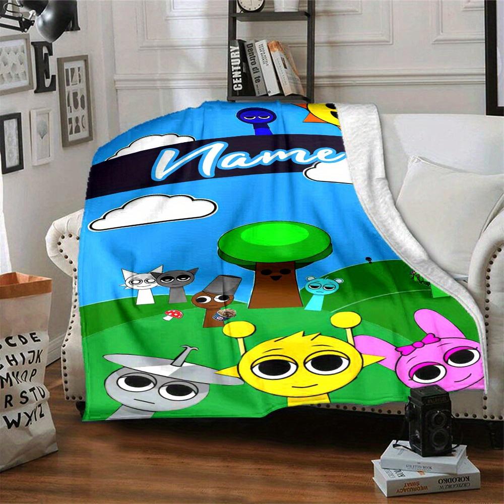Cute Cartoon Characters Home Blankets Comfortable Soft Lightweight Multiseasonal Blanket For Picnics Sofas Offices Beds Living Rooms Perfect Gift For