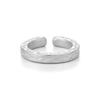 Adjustable Open Ring Men Women Lightning Motif Plated Geometric Vintage Style Statement