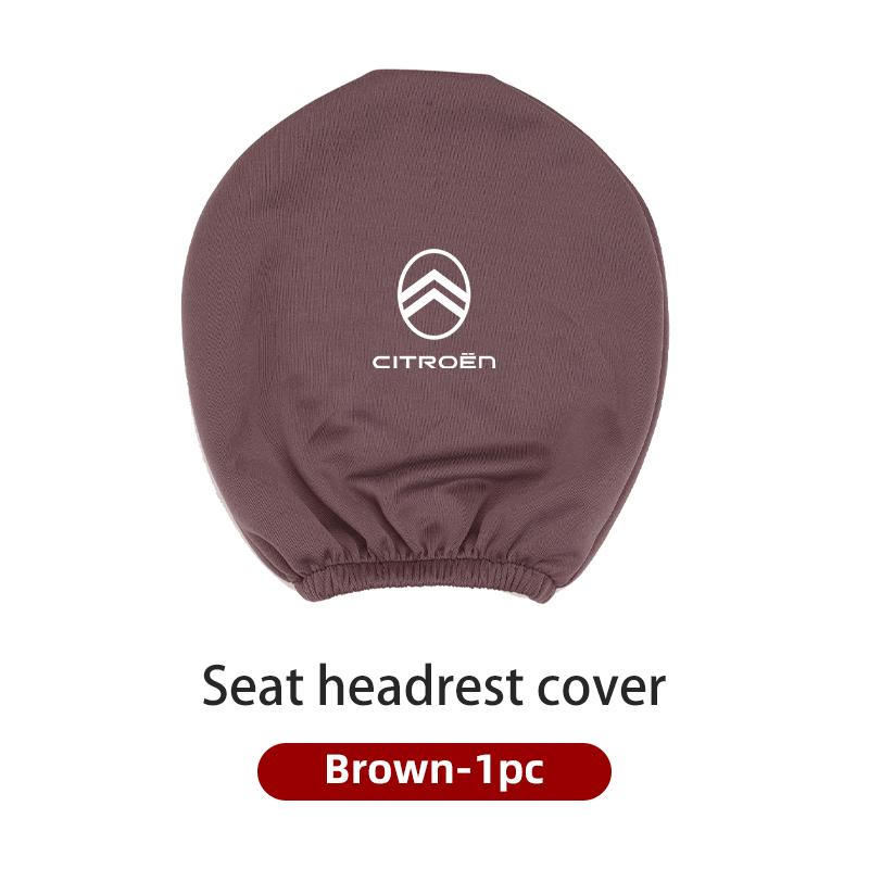 Car Headrest Cover Soft Seat Headrest Cover Car Headrest Cover Dustproof Cover For Citroen C4 C3 C5 C1 Berlingo Celysee Picasso