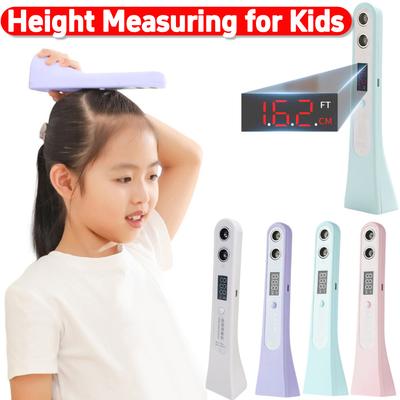 Ultrasonic Digital Height Measuring Ruler LED Display High Accuracy Height Measuring Device Portable Electronic Height Ruler