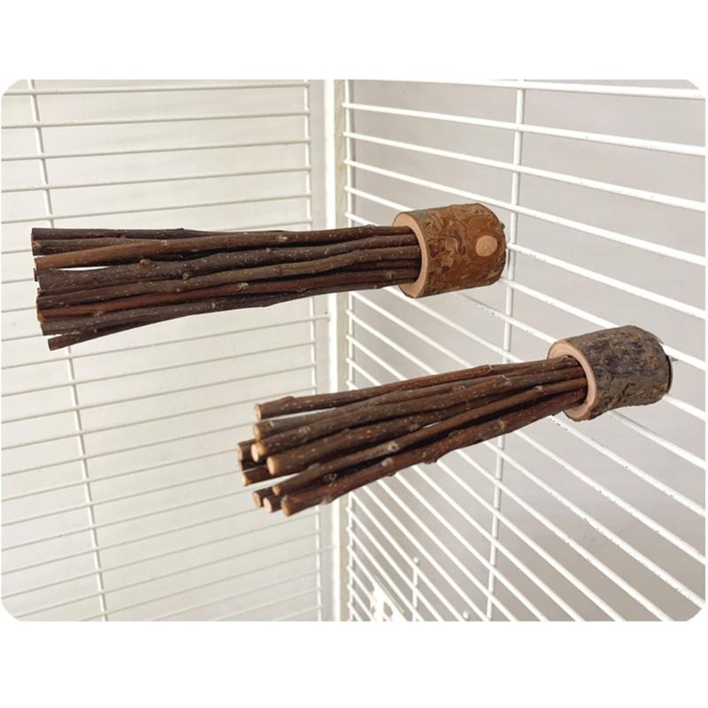 Parrots Grinding Scratchers Perch Stands Bird Stand Cage Toy Stick Rack Toy Branch Grinding Perch Standing