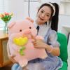 Cartoon Pig Tulip Plush Toy Cute Animal Doll Room Decoration Child Holiday Gift
