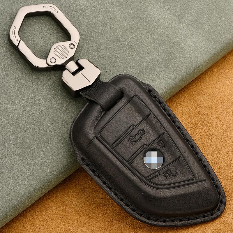 

Кожаный чехол для ключей от машины для Bmw F20 G20 G30 X1 X3 X4 X5 G05 X6, держатель для ключей, сумка, аксессуары