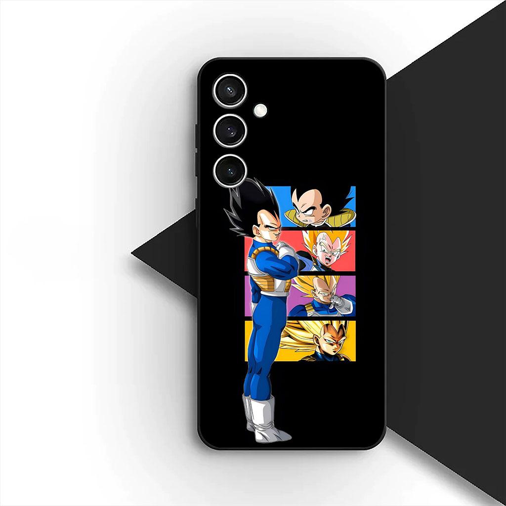Cover for Samsung Galaxy S22 S21 S20 FE Ultra Plus A07 A17 A15 A16 A25 A57 A37 Case Dragons Gokus Balls DragonBalls Vegeta Z