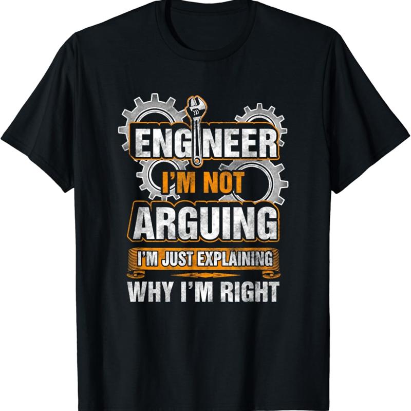 

Engineer I_m Not Arguing Just Explaining Why Right T Shirt 5XL різнокольоровий