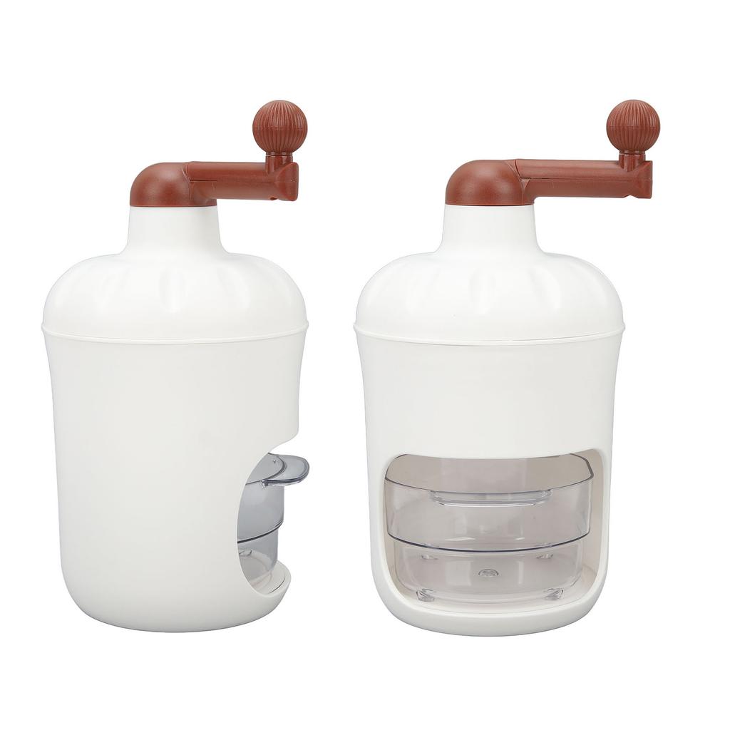 Hand Crank Ice Crusher Manual Shaved Ice Maker Machine Ice Shaver Snow Cone Machine