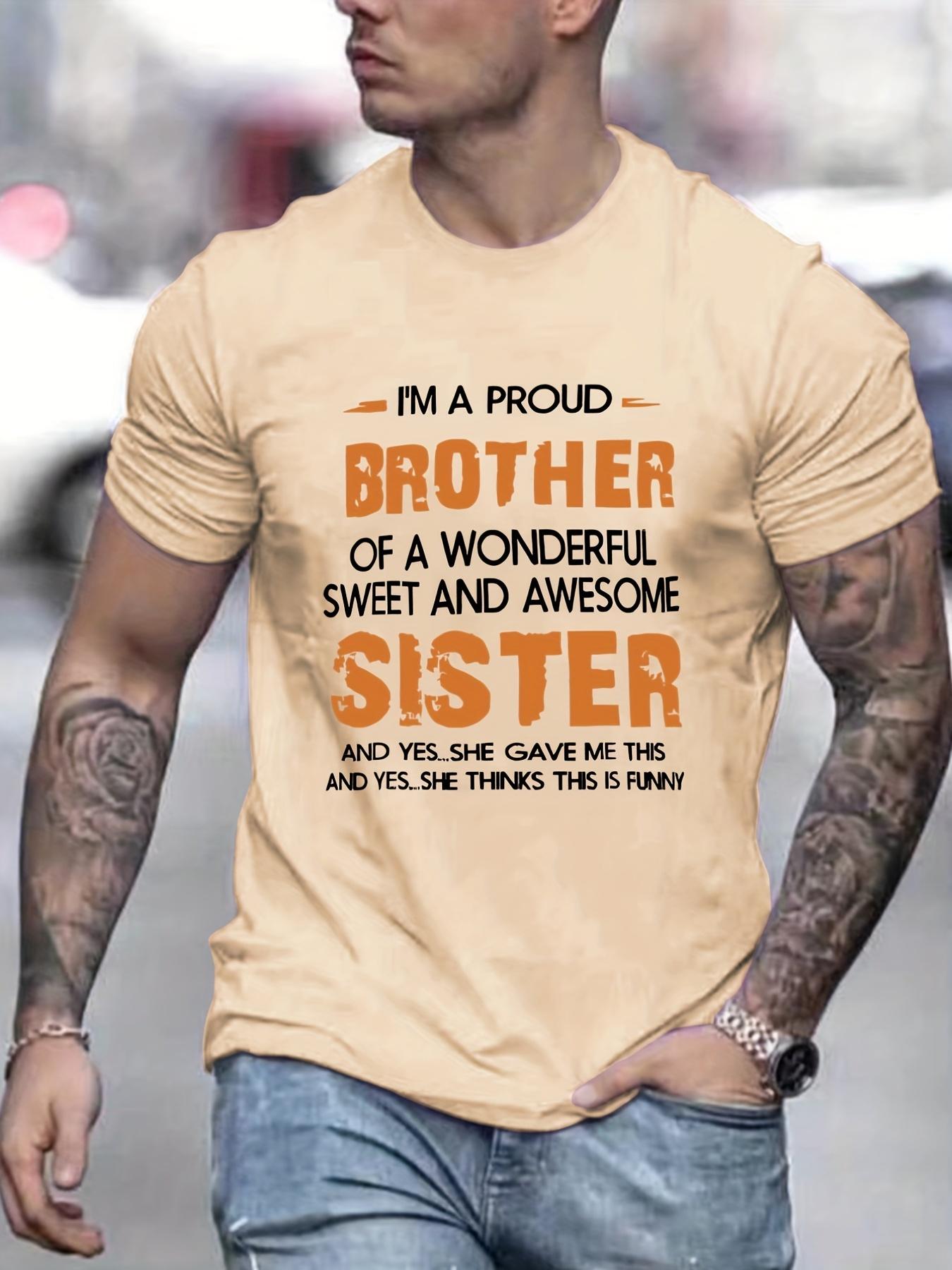 

Мужская футболка BROTHER SISTER , футболка с круглым вырезом, повседневная одежда, весна и лето XXXXXL коричневый